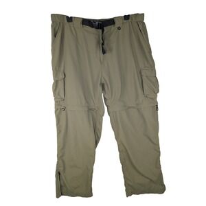 BSA Switchback Pants Womens 3XL Green Convertible Cargo 29 Inseam